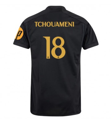 Real Madrid Aurelien Tchouameni #18 Tercera Equipación 2023-24 Manga Corta